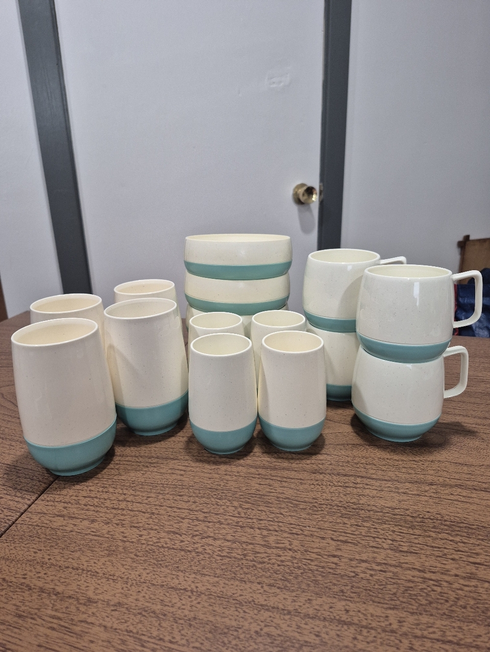 Bopp-Decker Vacron Vintage 16 Piece Bowl And Cups Set